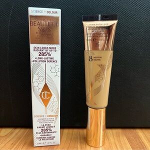 CHARLOTTE TILBURY BEAUTIFUL SKIN FOUNDATION 8 NEUTRAL